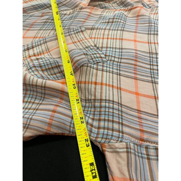 ~ Sz 6 Holding Horses Blouse Light Flowy Convertible Sleeves Oversized 6 Boho Sm - Picture 11 of 12